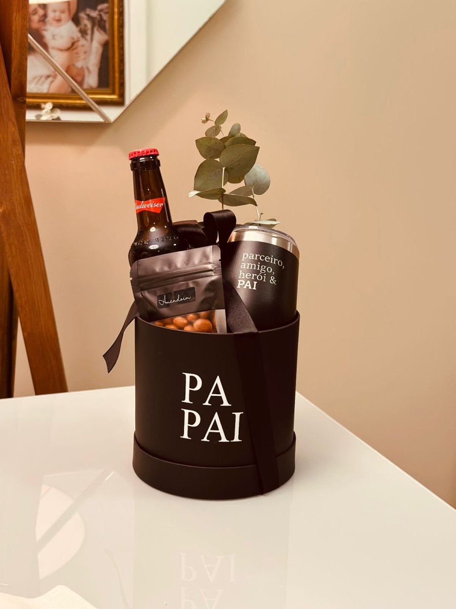 kit cerveja + copo térmico 