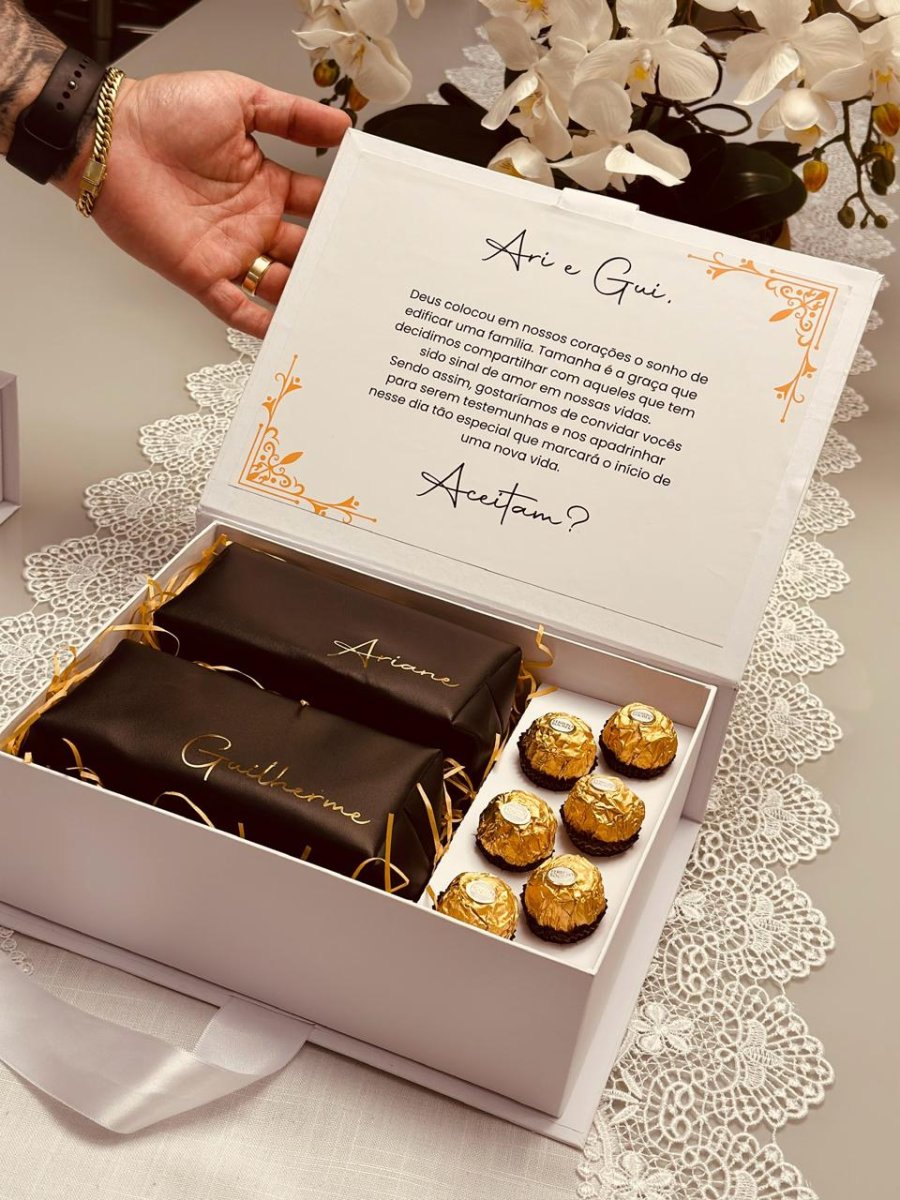 Kit necessarie + bombons ferrero rocher