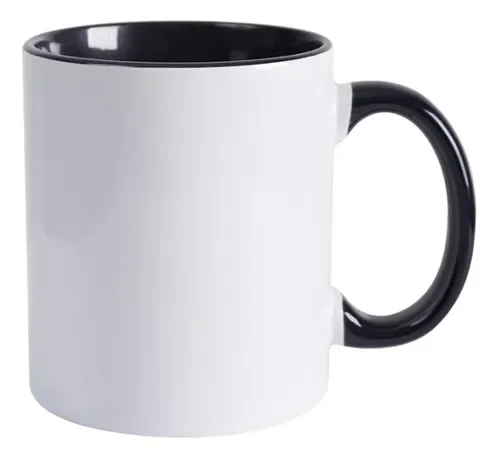 Caneca com alça e interior colorida personalizada