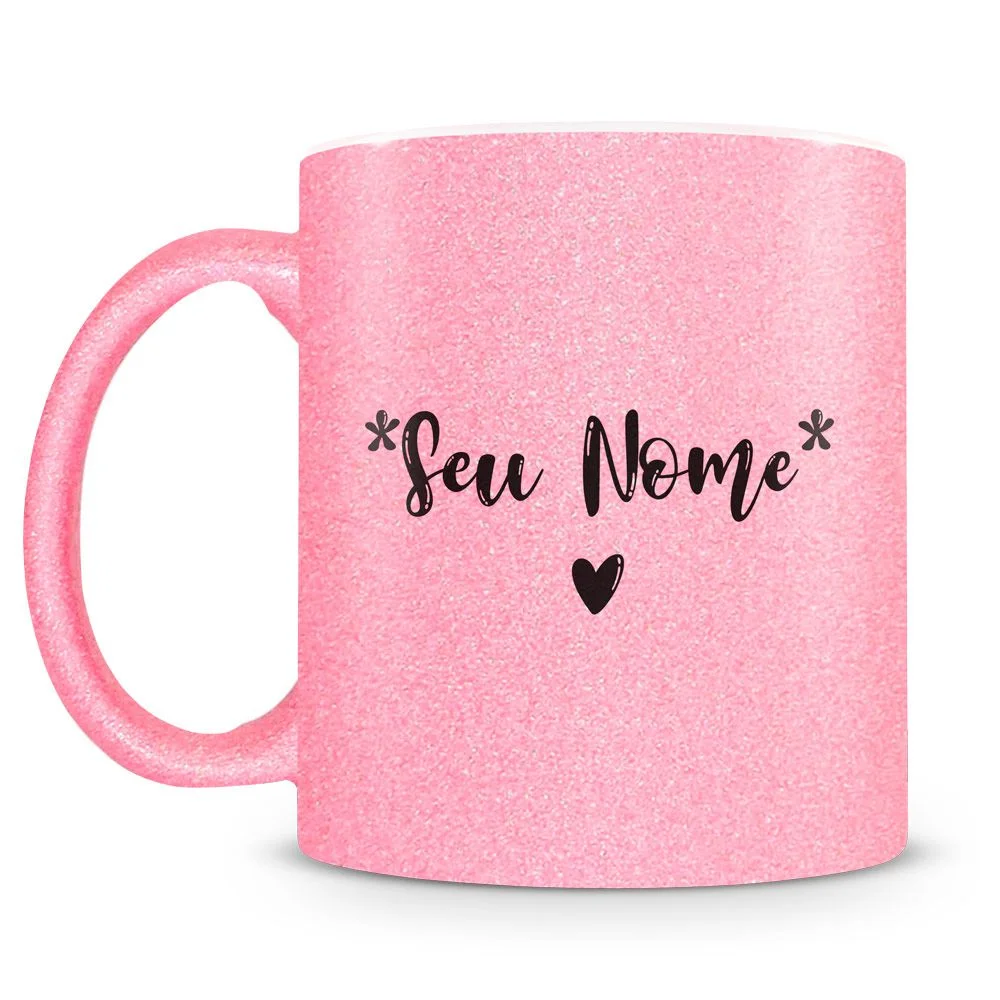 caneca glitter