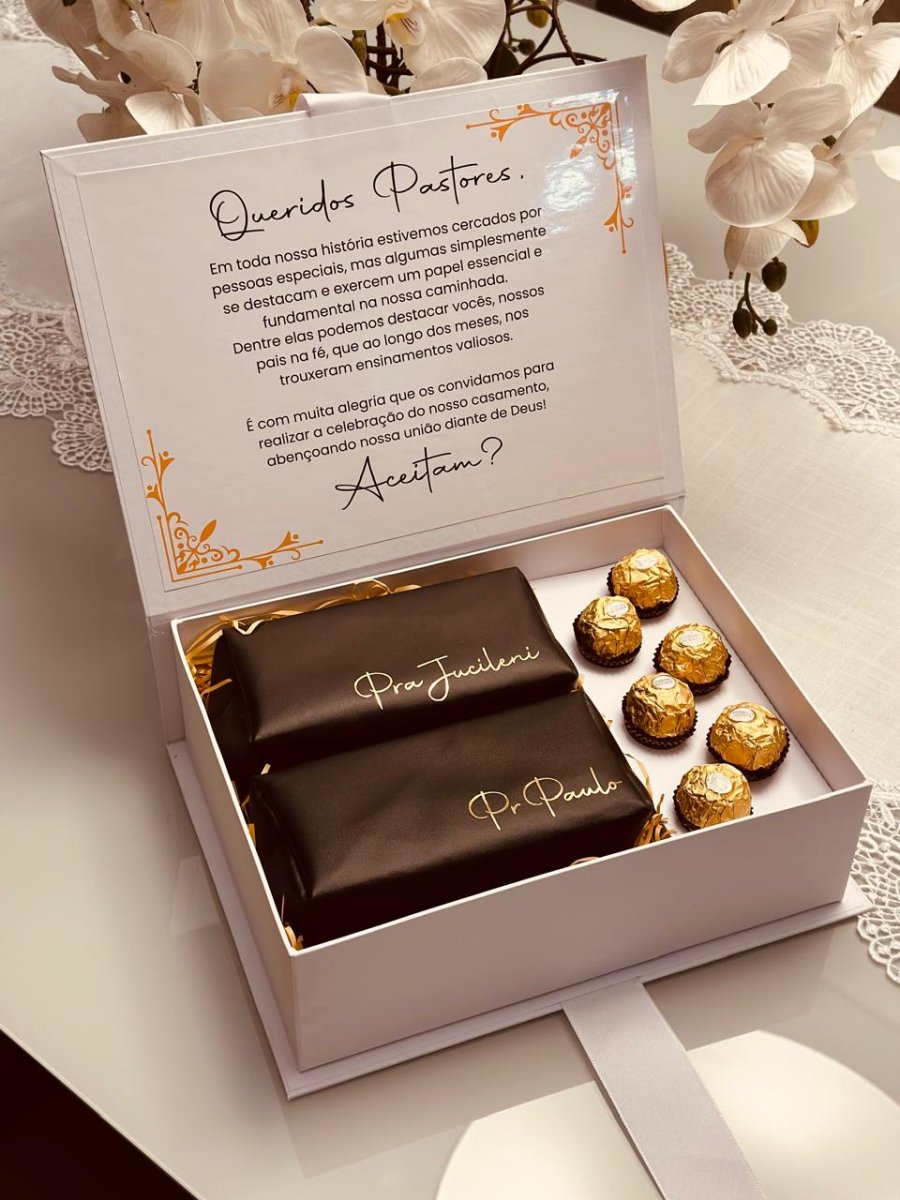 Kit necessarie + bombons ferrero rocher