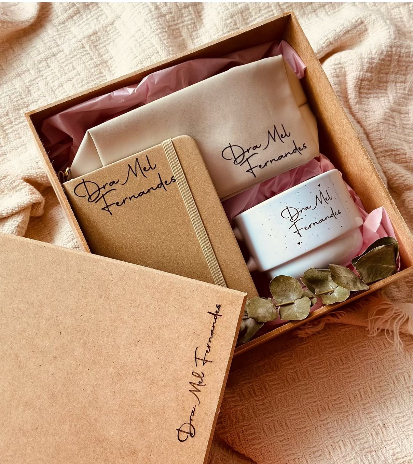 Kit Bloquinho + Necessarie + Xícara