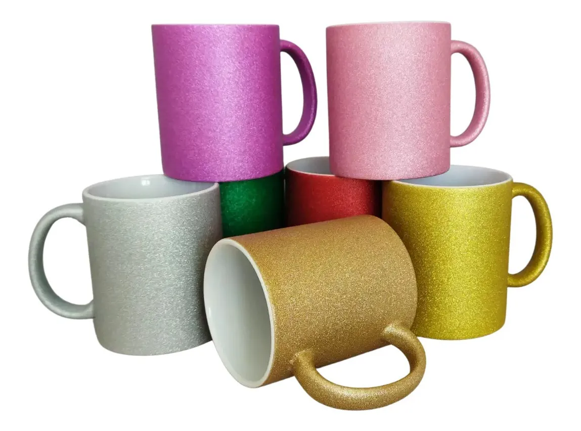 caneca glitter