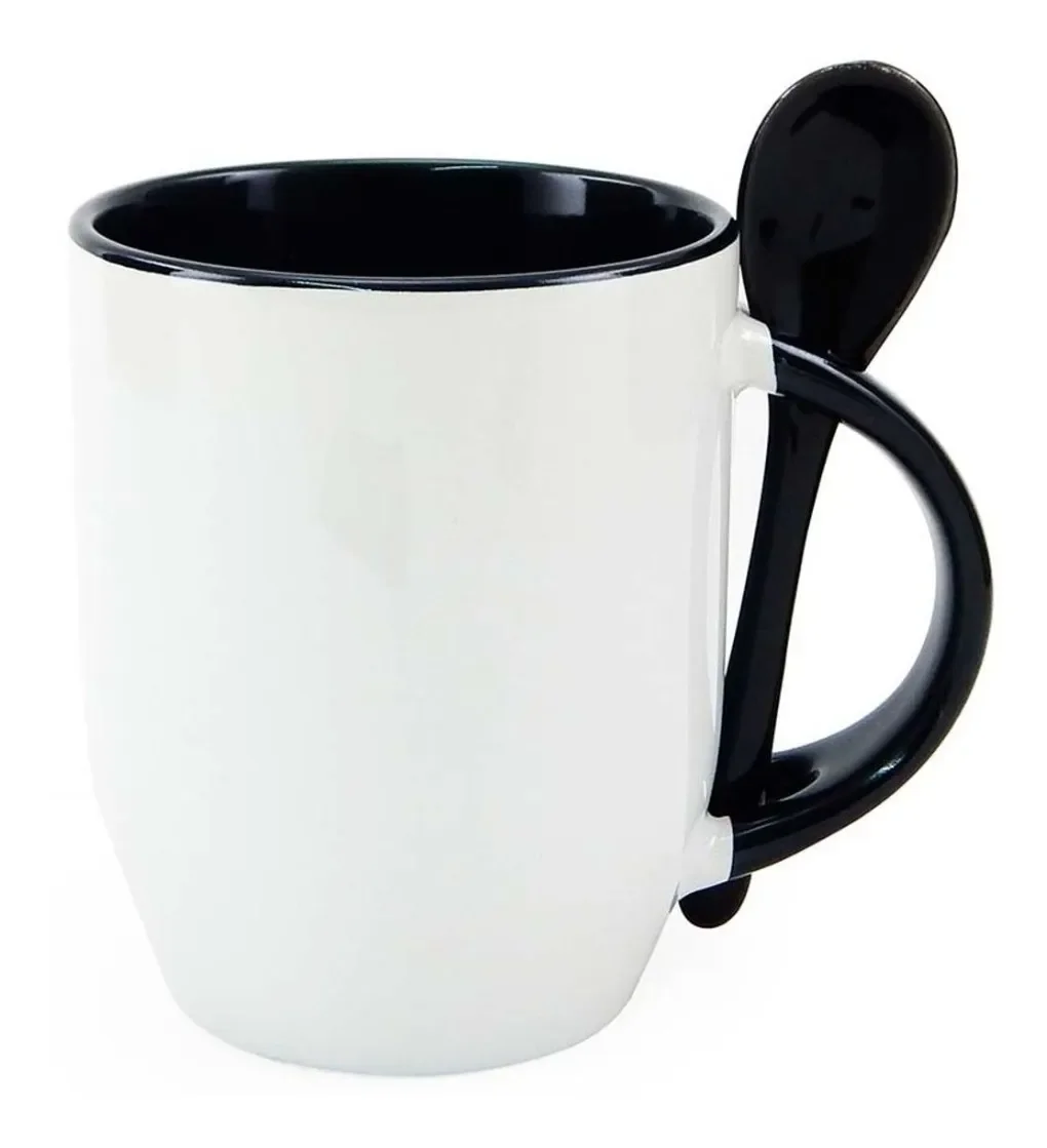 Caneca com colher
