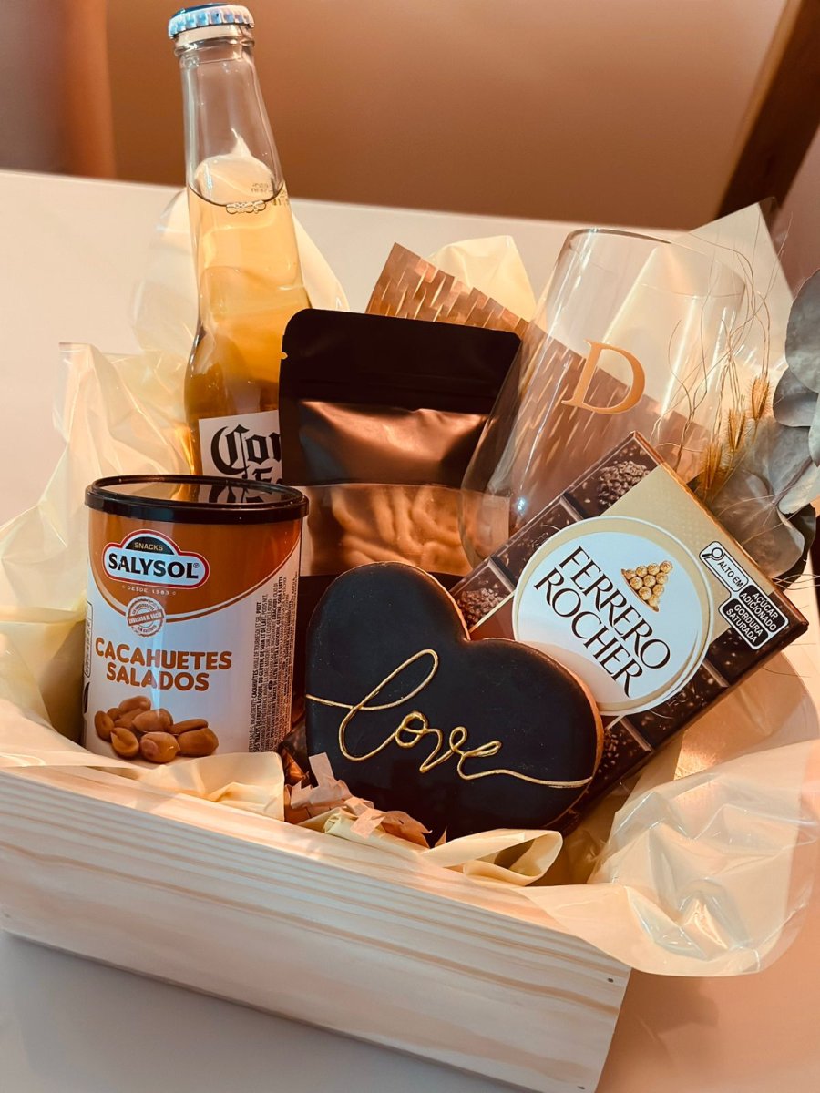 kit cerveja com taça